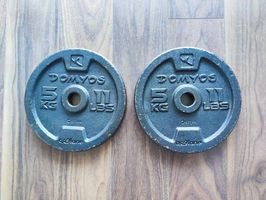 Discos Dechatlon 2x5kgs