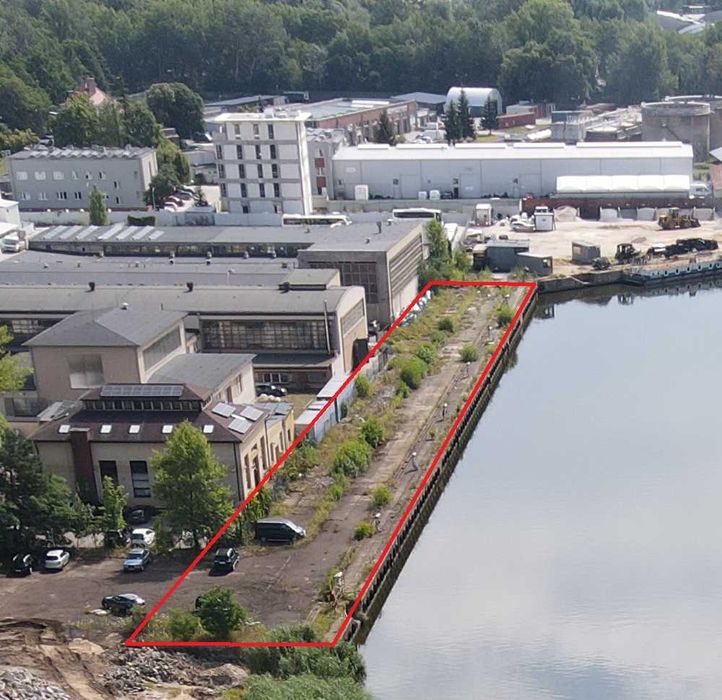 Unikatowy Teren 3000m2 w centrum Wrocławia nad wodą 4,50 zł/m2