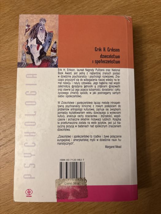 Erik H Erikson dziecinstwo i spoleczenstwo