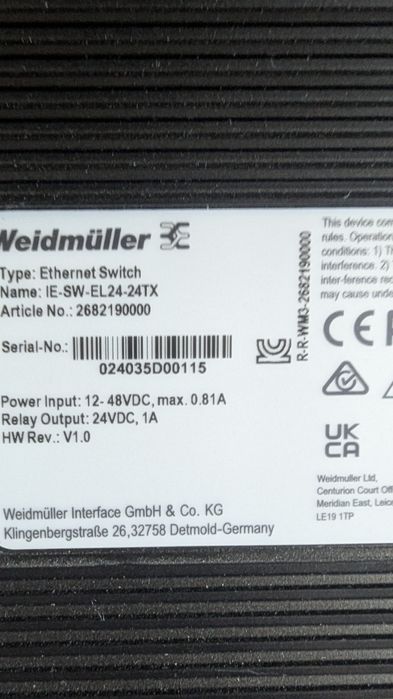 Switch IE-SW-EL24-24TX