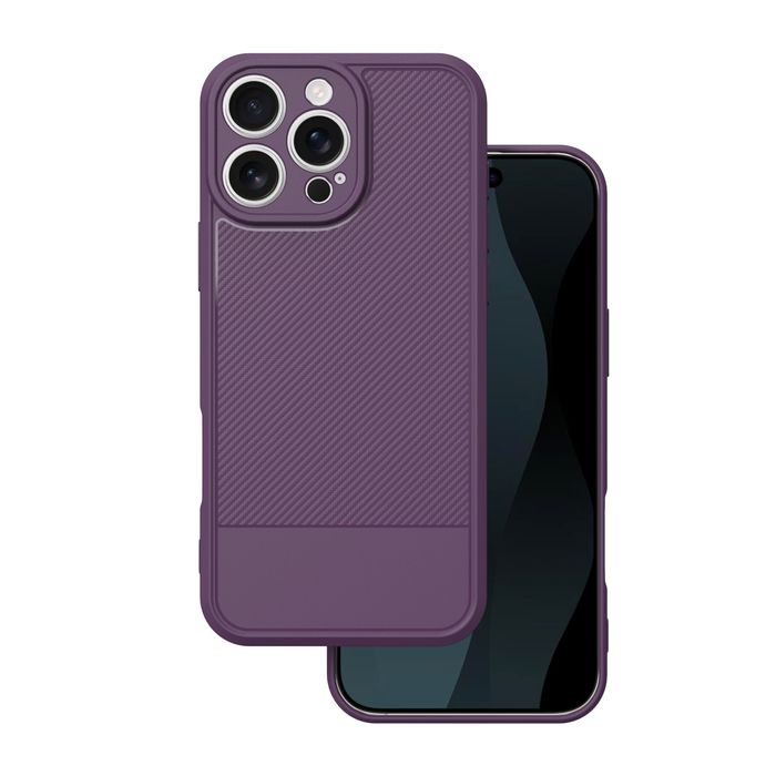 Nakładka Simple Carbon do iPhone 16 Pro Max 6,9" fioletowa