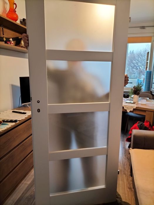 Skrzydło drzwi wewnętrznych - lewe - szerokosc 80 cm
