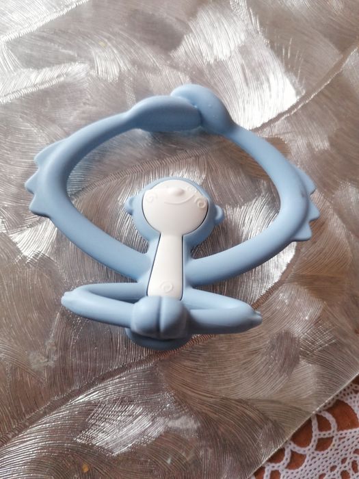 Niebieska małpka Gryzaczek mombella stan idealny