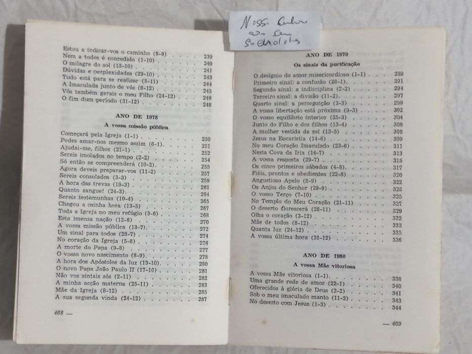 Nossa senhora aos seus sacerdotes