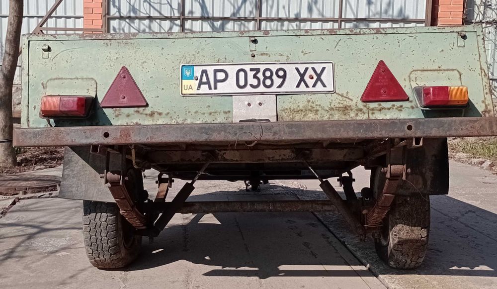 Причіп автомобільний «Січ» (ОрСільмаш) — Міцна рама, з документами