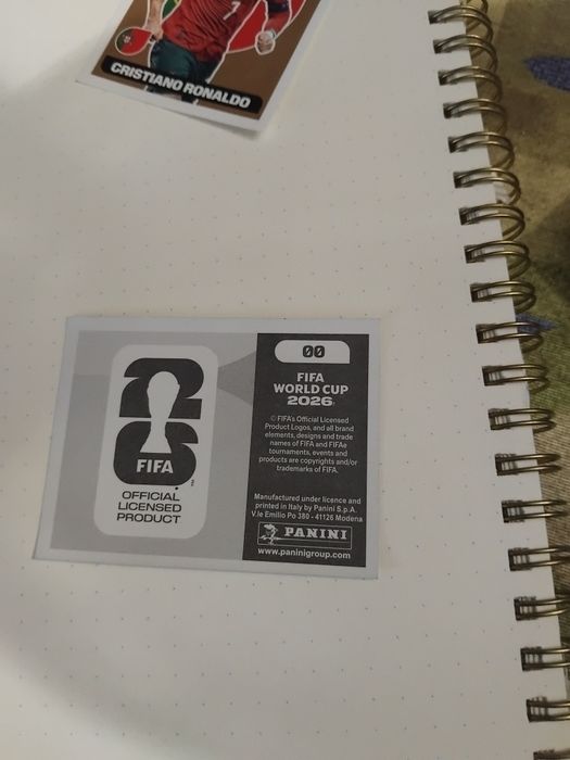 Extra sticker Ronaldo bronze