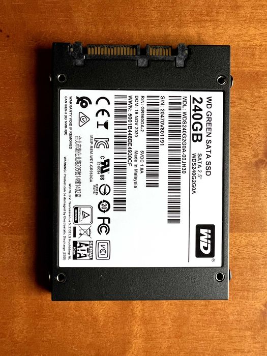 Disco SSD 240GB SATA 2.5'' WD Green