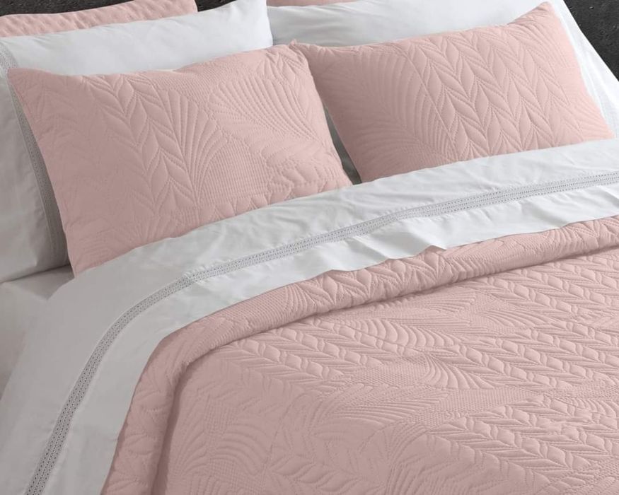 Colcha de verão com 2 almofadas cheias