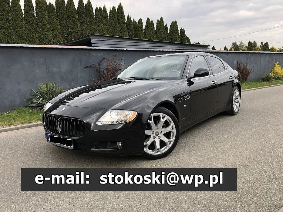 Maserati Quattroporte 4.2 benz moc 401KM 4x4 Max Opcja Stan Kolekcjonerski 100% Bezwypadkowy