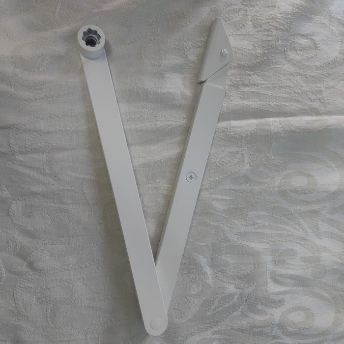 Доводчик дверний Dorma TS83EN3-6 BCA, білий та сірий кольори