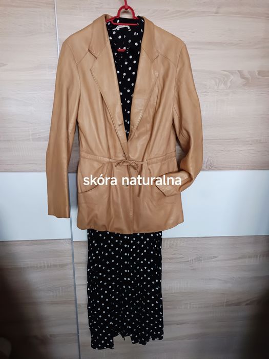 Vintage kurtka skórzana , naturalna skóraZeiler