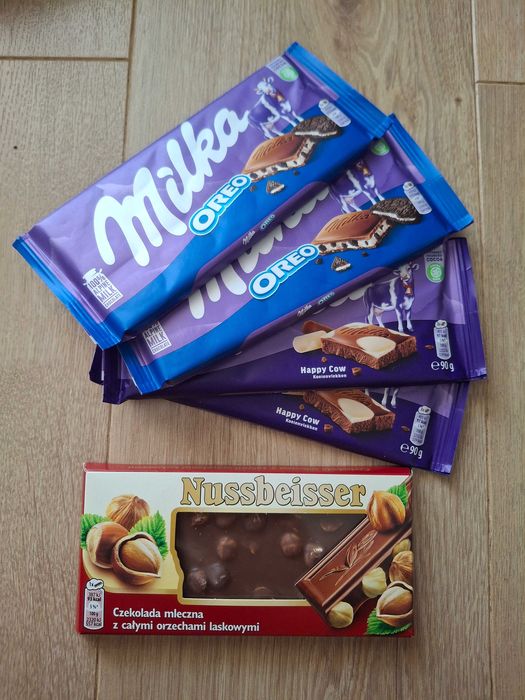 Czekolady Wedel Oreo Happy Cow Nussbeisser 5 sztuk