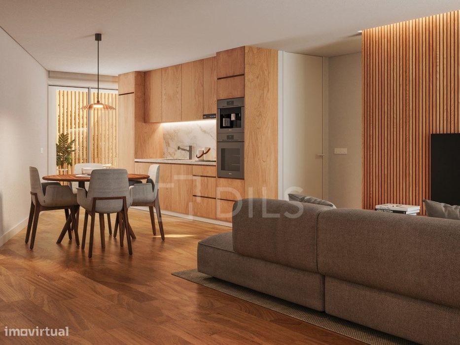 Apartamento T1+1 com varanda em novo empreendimento no Porto