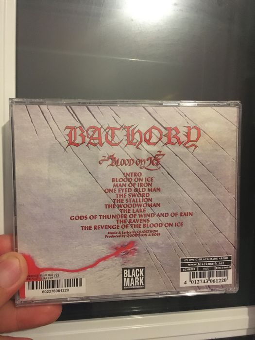 Cds Bathory -HammerHearth, Blood on ice, Blood Fire Death