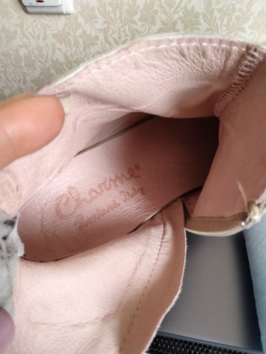 Шкіряні італійські черевики Sharm/ручної роботи/37 р/стиль Boho/Grunge