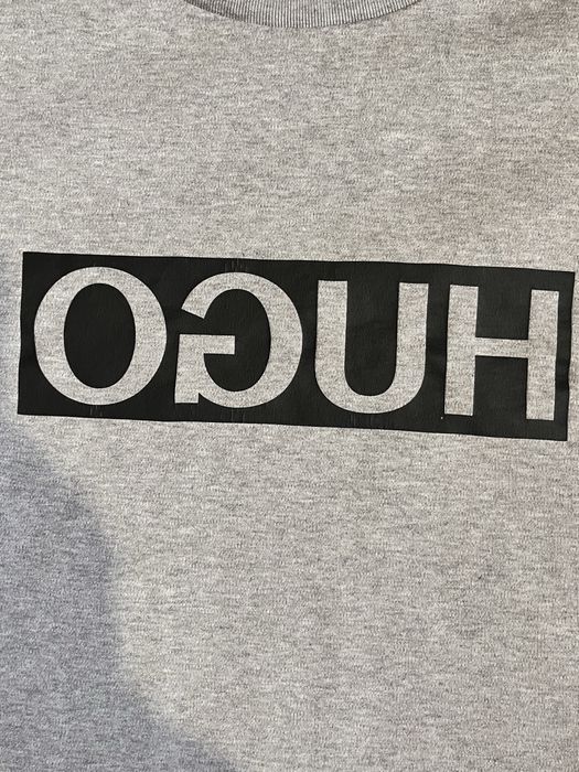 Світшот худі HUGO BOSS Reversed big logo drill casuals y2k sk8 L-XL