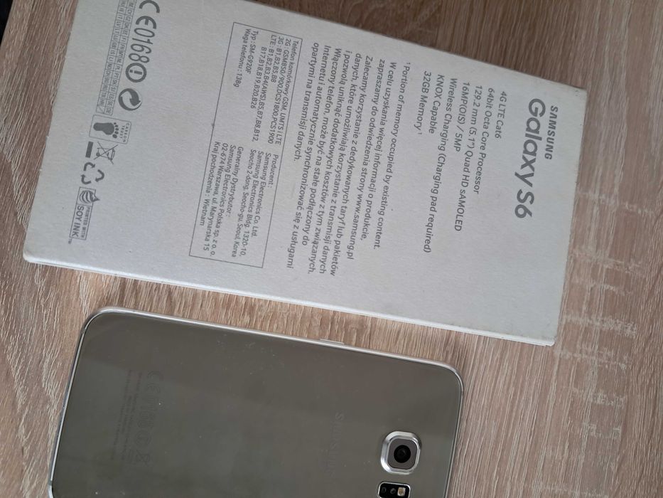 Samsung Galaxy S6 Gold Platinum używany