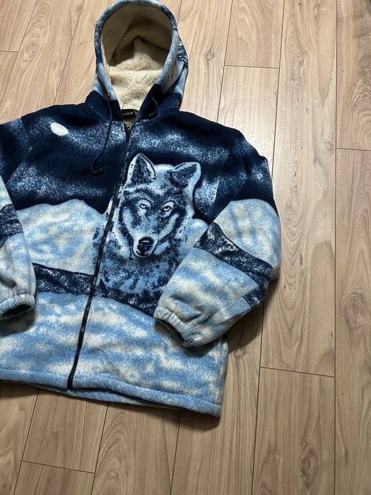 Polar Fleece Vintage Wolf bluza polarowa zip polarowy L
L·Dobry·Vintag