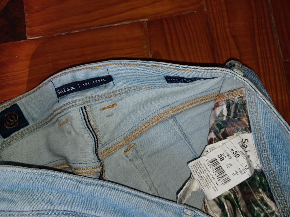 Jeans Salsa 1st level cintura média 28