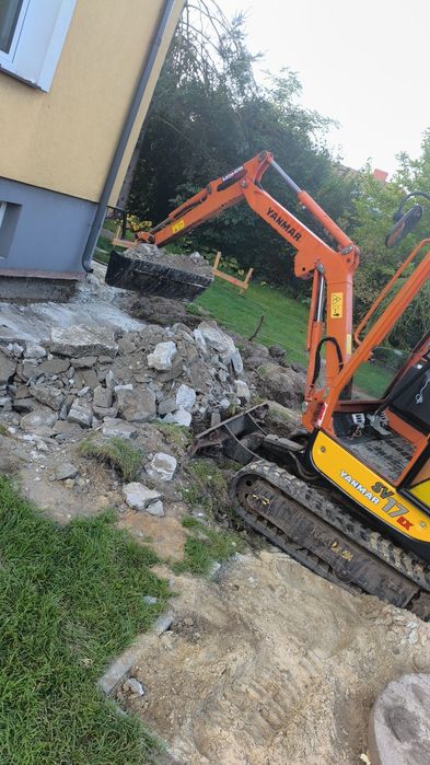 Usługi minikoparką/wszelkiego rodzaju wykopy