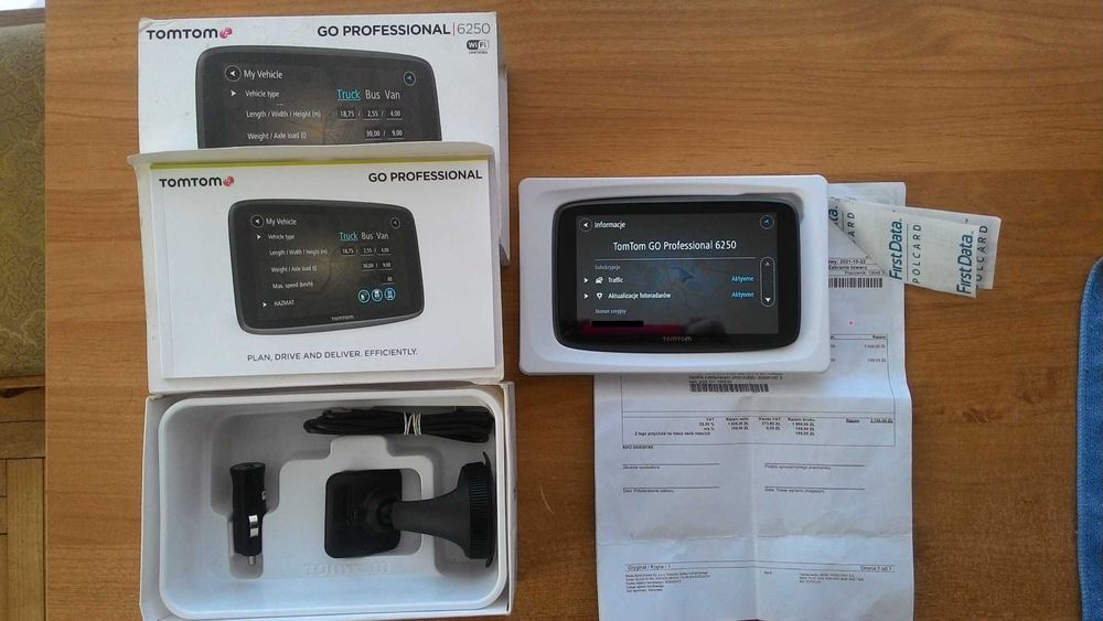 TomTom 6250 Professional nawigacja Truck karta SIM Live Traffic nowa !