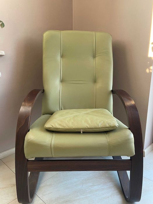 fotel bujany, krzesło bujane, finka 2 szt