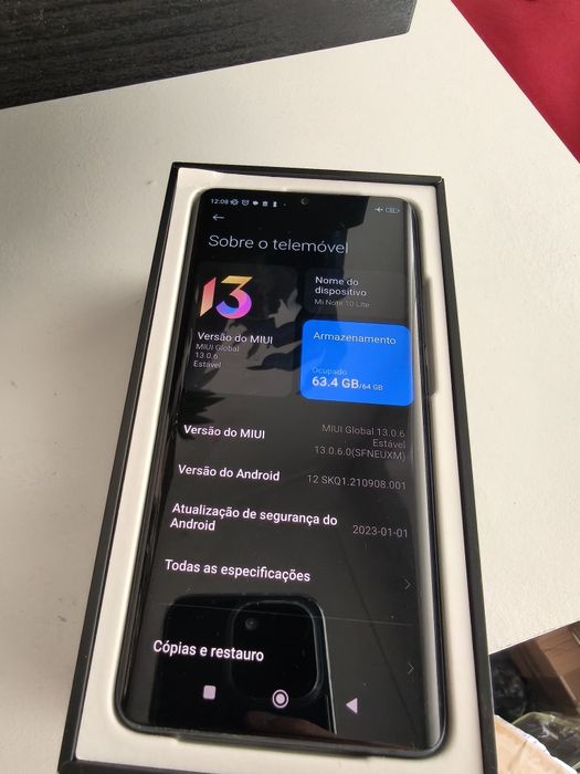 Smartphone XIAOMI Mi Note 10 Lite (6.47'' - 6 GB - 64 GB - Preto)