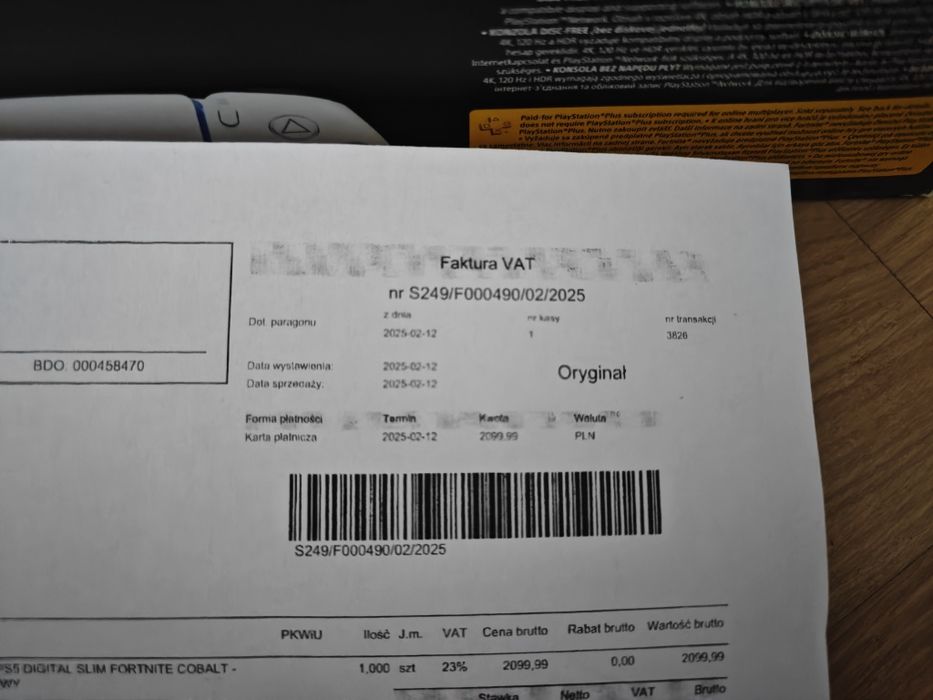 PlayStation 5 PS5 digital jak nowa gwarancja komplet