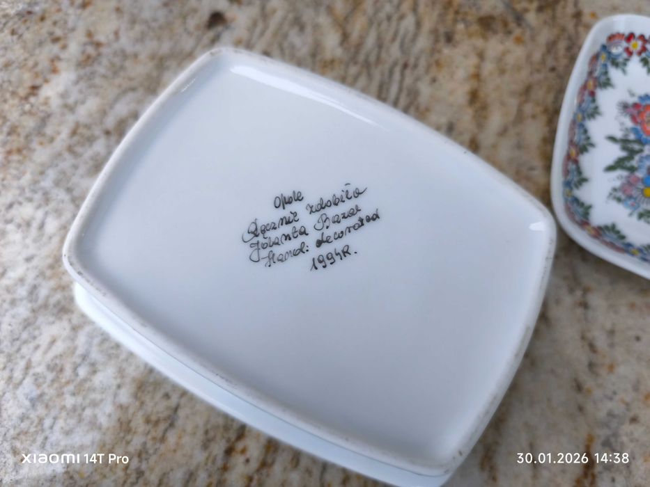 Serwis kwiatowy-sygn.Opole ceramika-PRL PRL