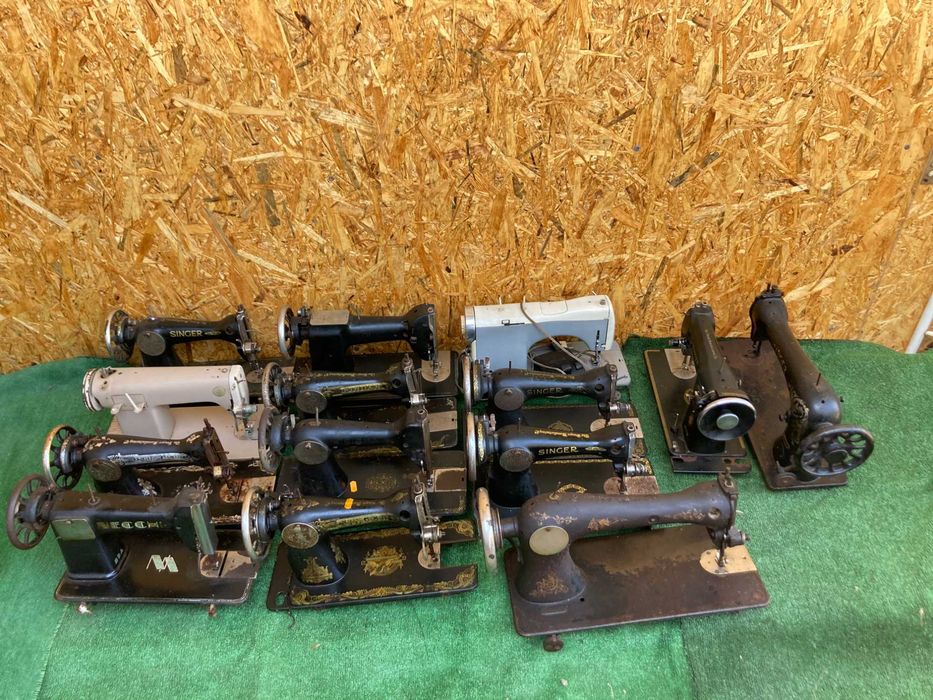 Maquinas costura vintage, 10 unidades