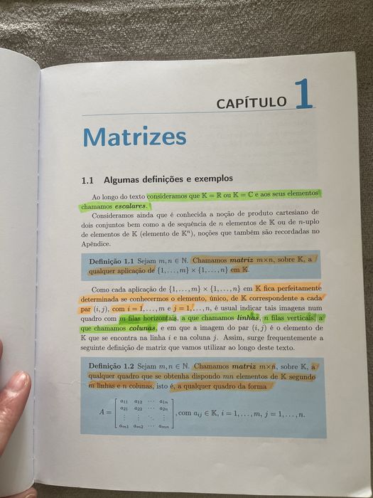 Livro Álgebra Linear - Escolar Editora
