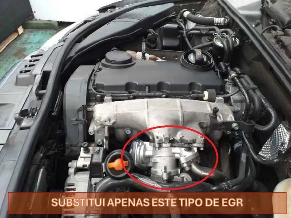Supressor EGR Audi A4 A6 Motores 2.0 TDI BVA BVF BVG BLB - INOX