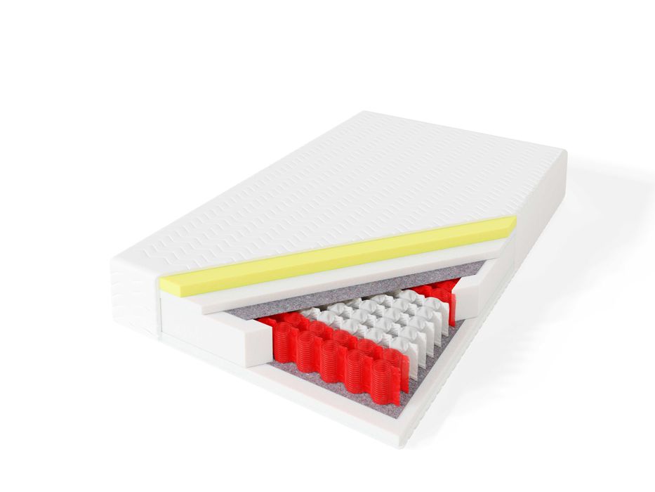 Materac POCKET 2D 180/200 - średnio miękki H3 -  VISCO