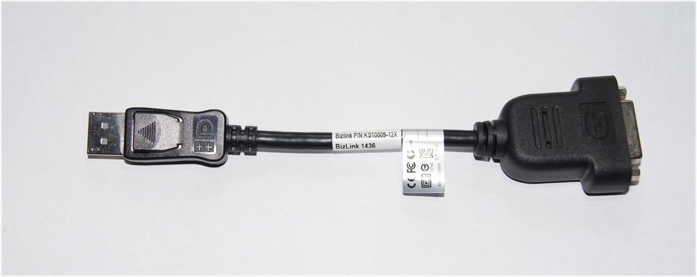 Kabel, Adapter DisplayPort do DVI o długości 20 cm