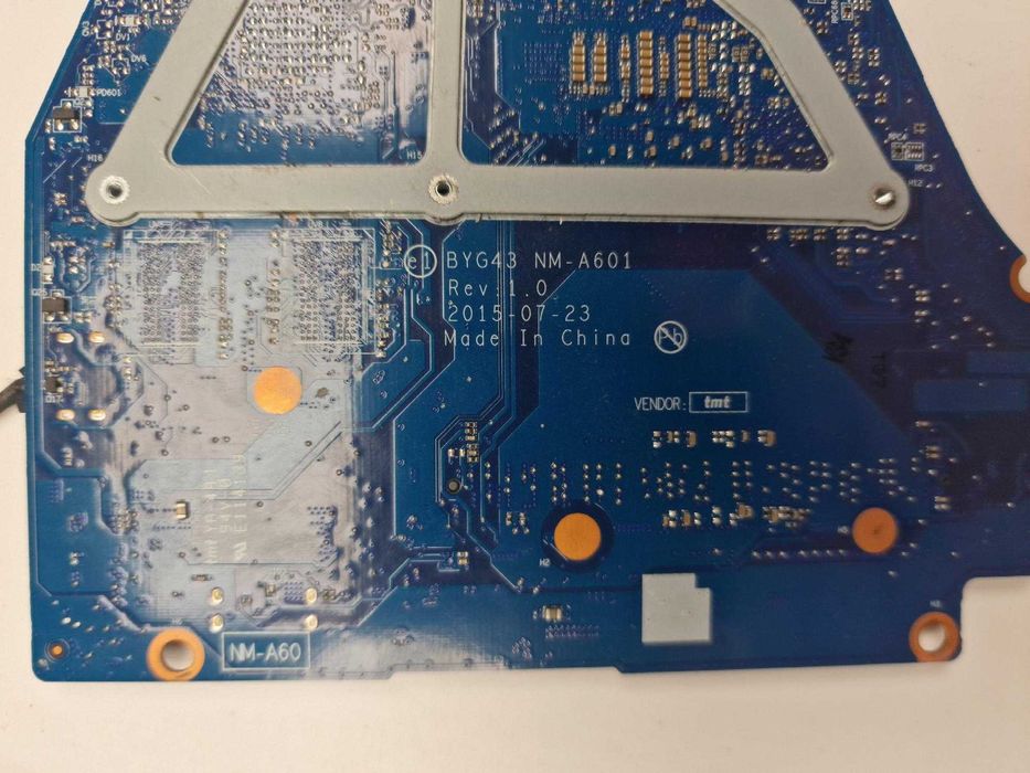 Płyta główna laptopa NM-A601 BYG4B Rev 1.0 – niesprawna, na części