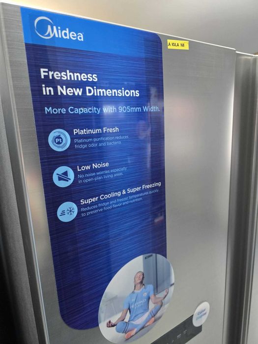 NOWA Midea lodówka  sodebyside MDRS791MIE46 gwar 2 lata N8 &