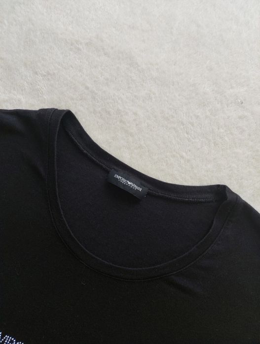 Czarny t-shirt Emporio Armani
