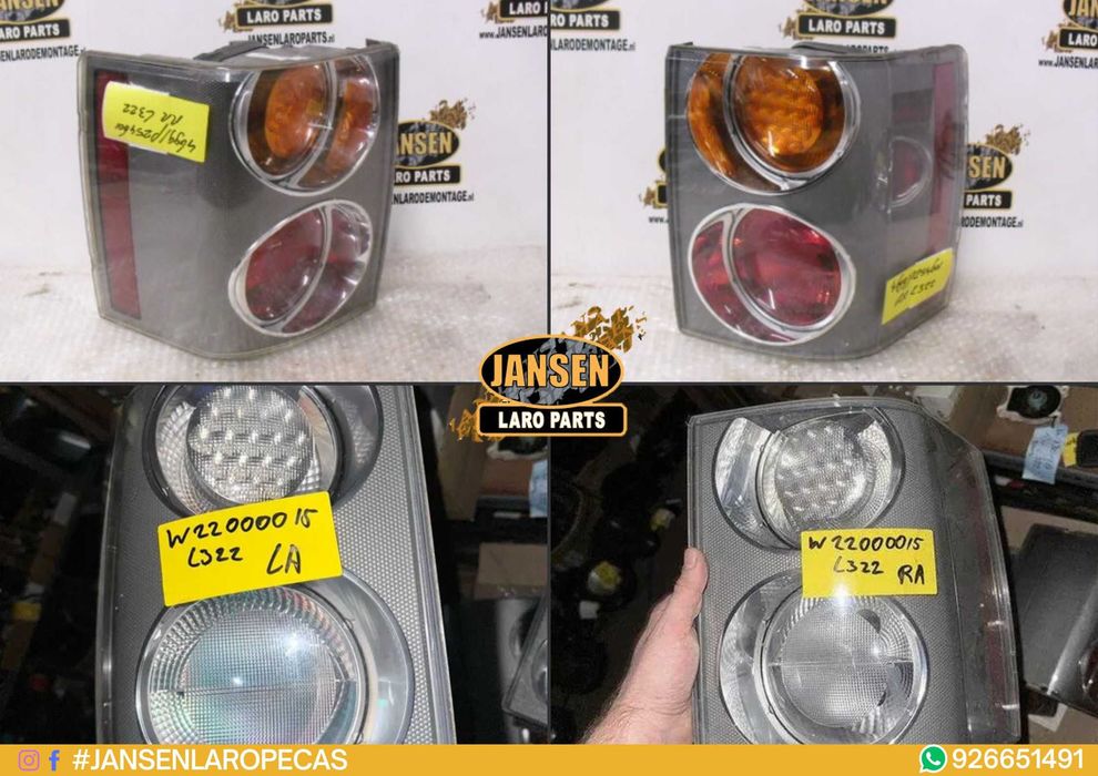 Range Rover L322 farol diversos