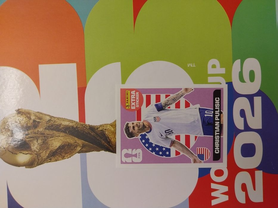 Vendo cromo extra sticker do Pulisic de 2026