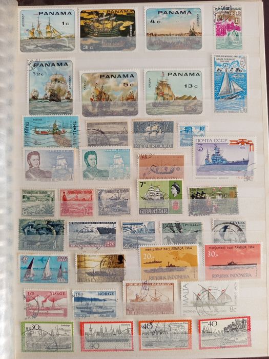 Selos Temática Barcos