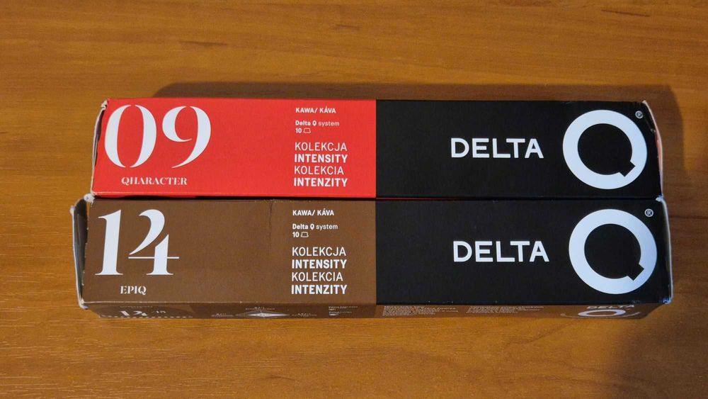 Kapsułki Delta Q nr 09 i 14 - razem 20 sztuk