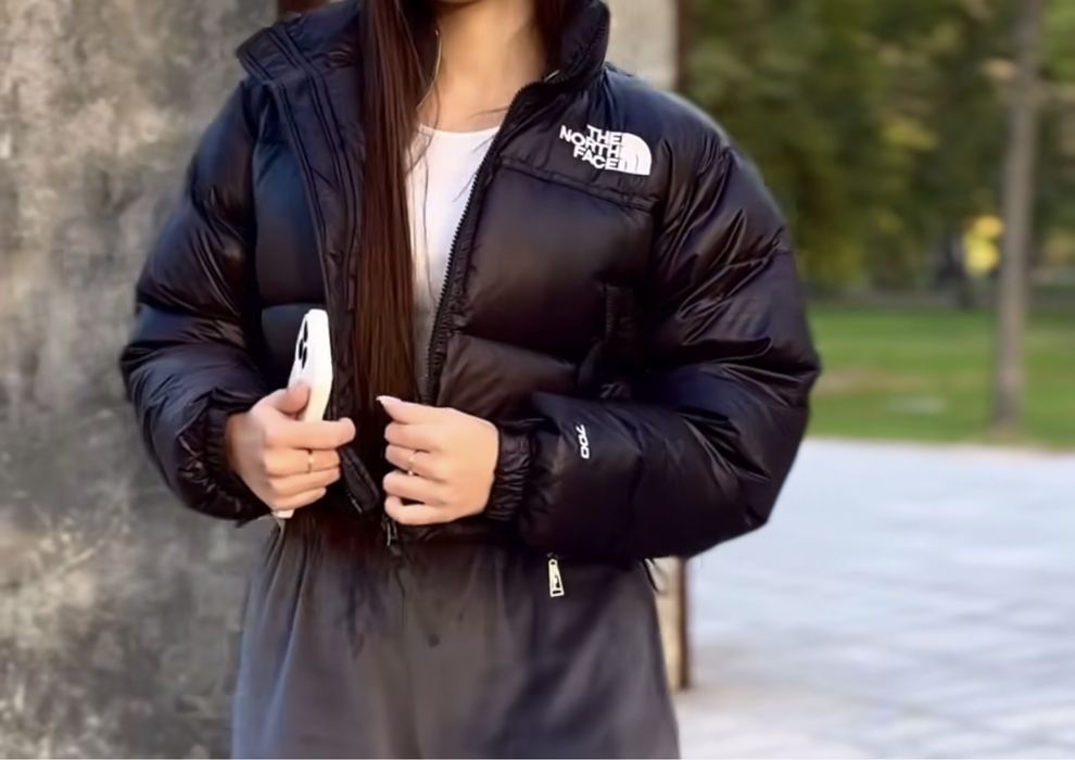 Укрроченный пуховик , куртка TNF The North Face 700