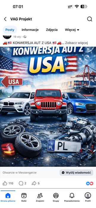 Konwersja USA, Kanada, polski język, polskie menu, nawigacja, kodowanie