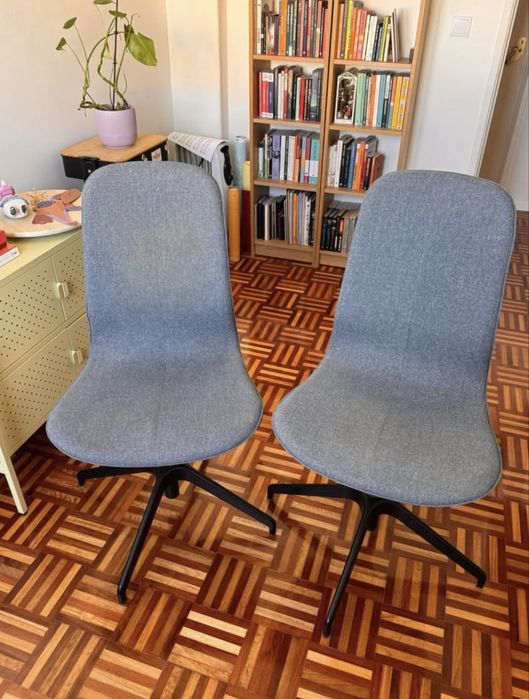 Cadeira de escritório IKEA Azul Langfjall