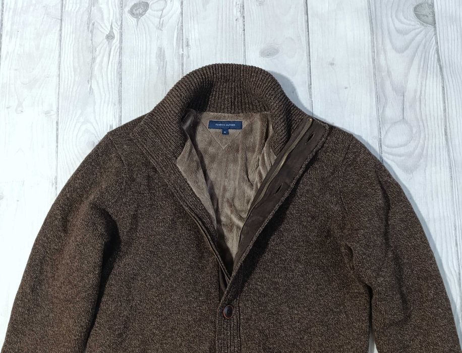 Kardigan Tommy Hilfiger wełna r. XL