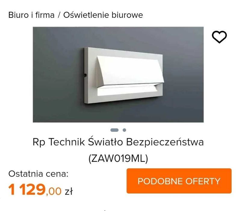 Lampa Led zewnętrzna