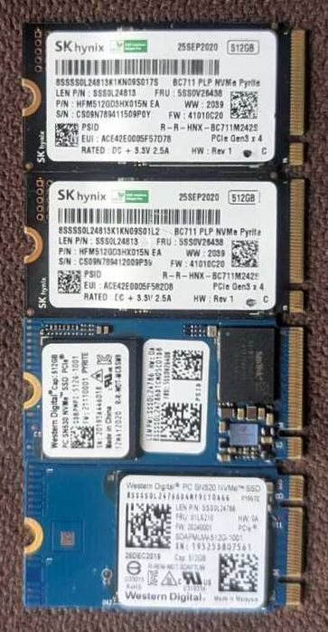 SSD M2 NVME/SaTa3  240-512-1TB !!!