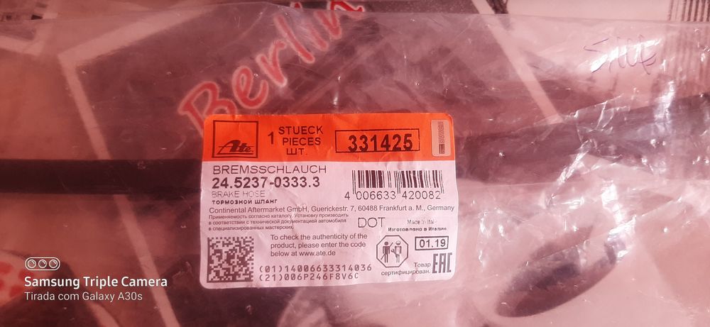 Tubos de travão