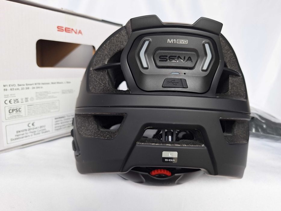 Kask rowerowy Sena Smart MTB Helmet M1 Evo Matt Black L 59-63cm