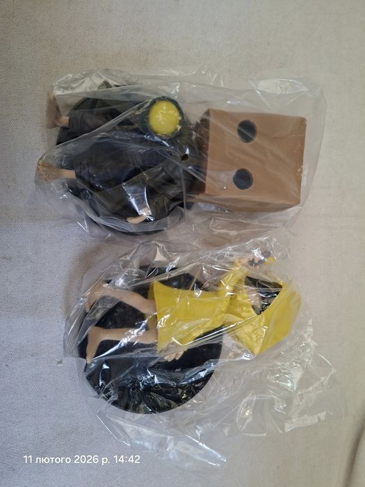 Фигурки Моно и Шестая Little nightmares маленькие кошмарики Mono Six